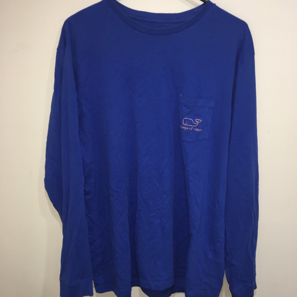 Vineyard Vines Blue Long Sleeve Tee